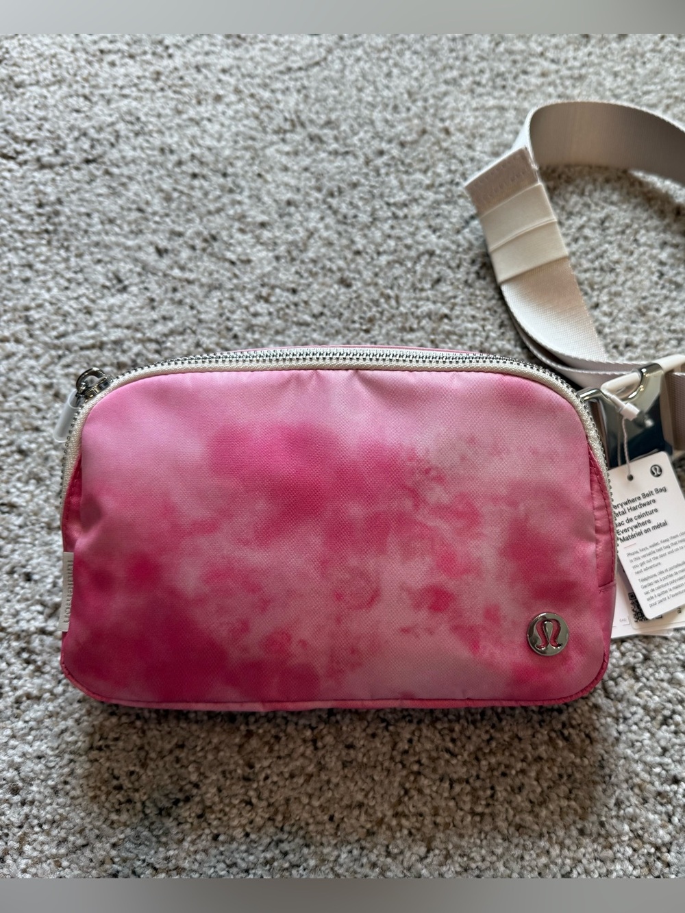 lululemon Pink Tie-Dye Belt Bag